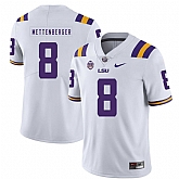 LSU Tigers 8 Zach Mettenberger White Nike College Football Jersey Dzhi,baseball caps,new era cap wholesale,wholesale hats